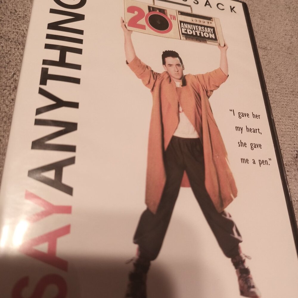 SAY ANYTHING 20th ANNIVERSARY EDITION DVD